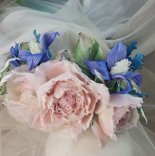 Elysian Silk Bloom Crown