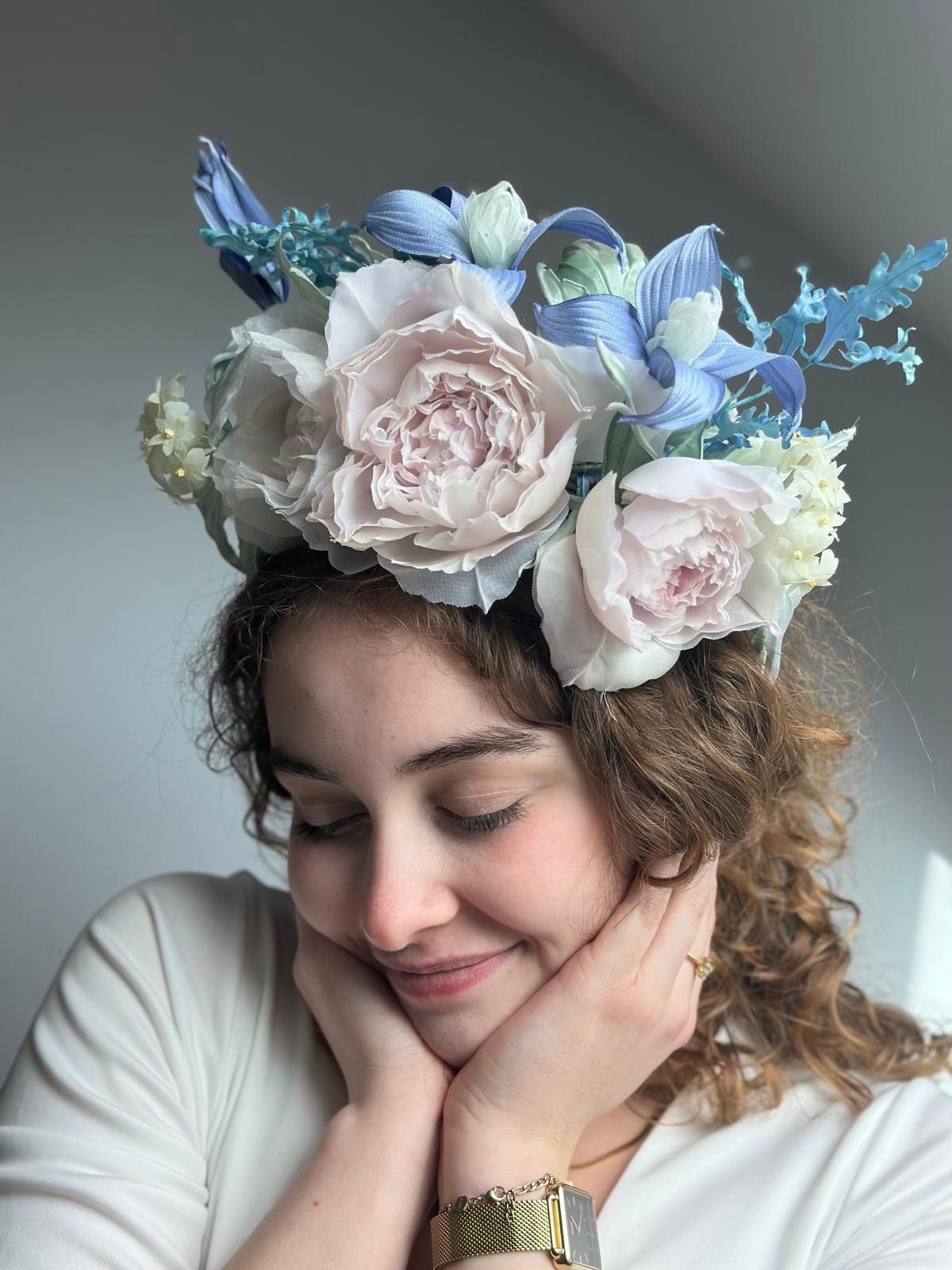 Elysian Silk Bloom Crown