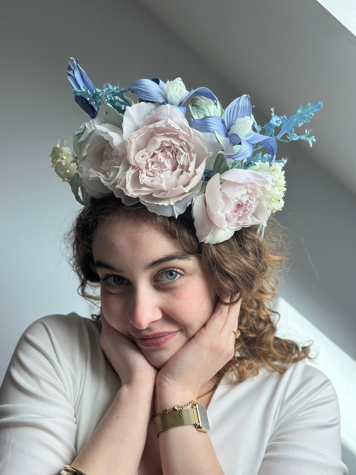 Elysian Silk Bloom Crown