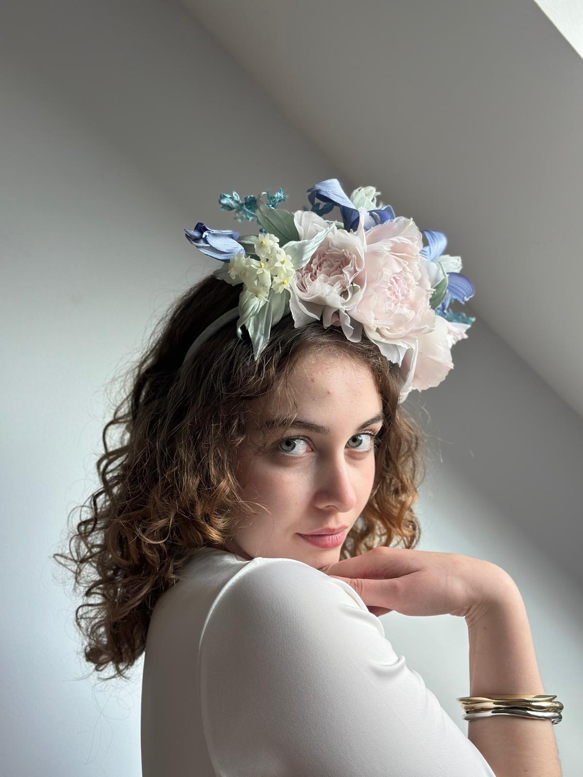 Elysian Silk Bloom Crown